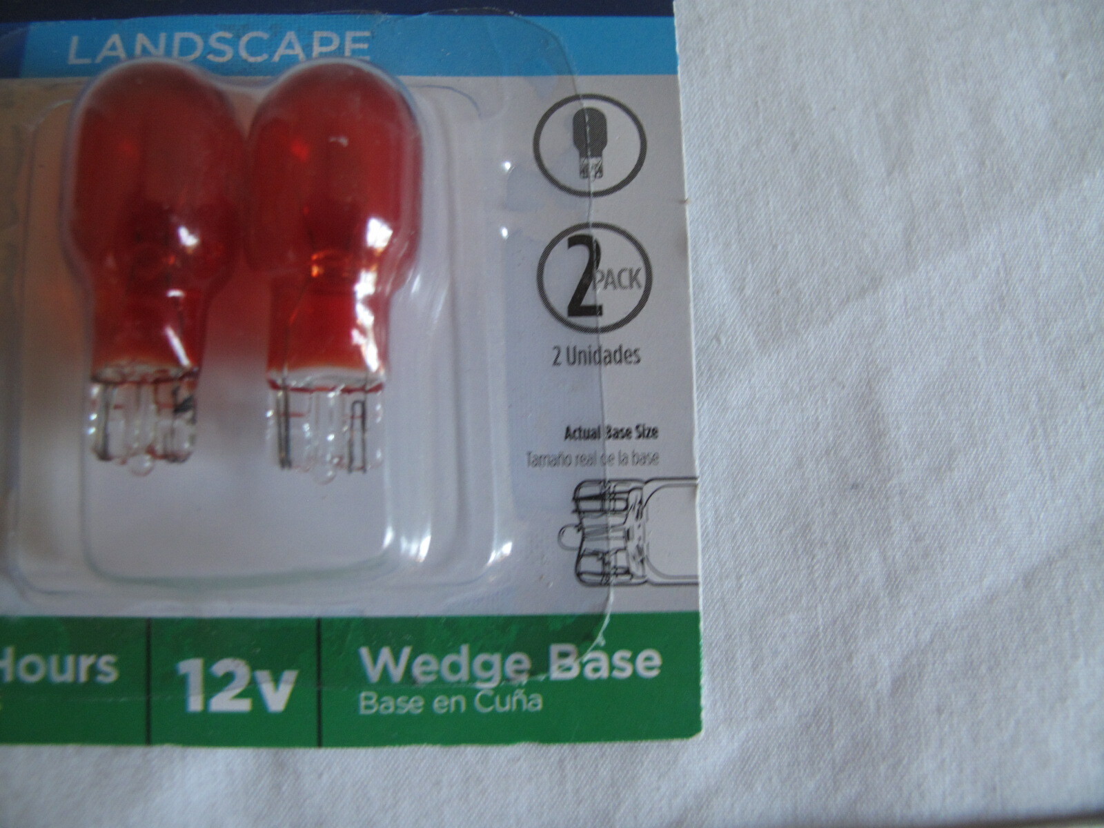 (2) NEW Westinghouse 4w T5 Wedge Base AMBER Landscape Bulbs Low Voltage 12v gallery
