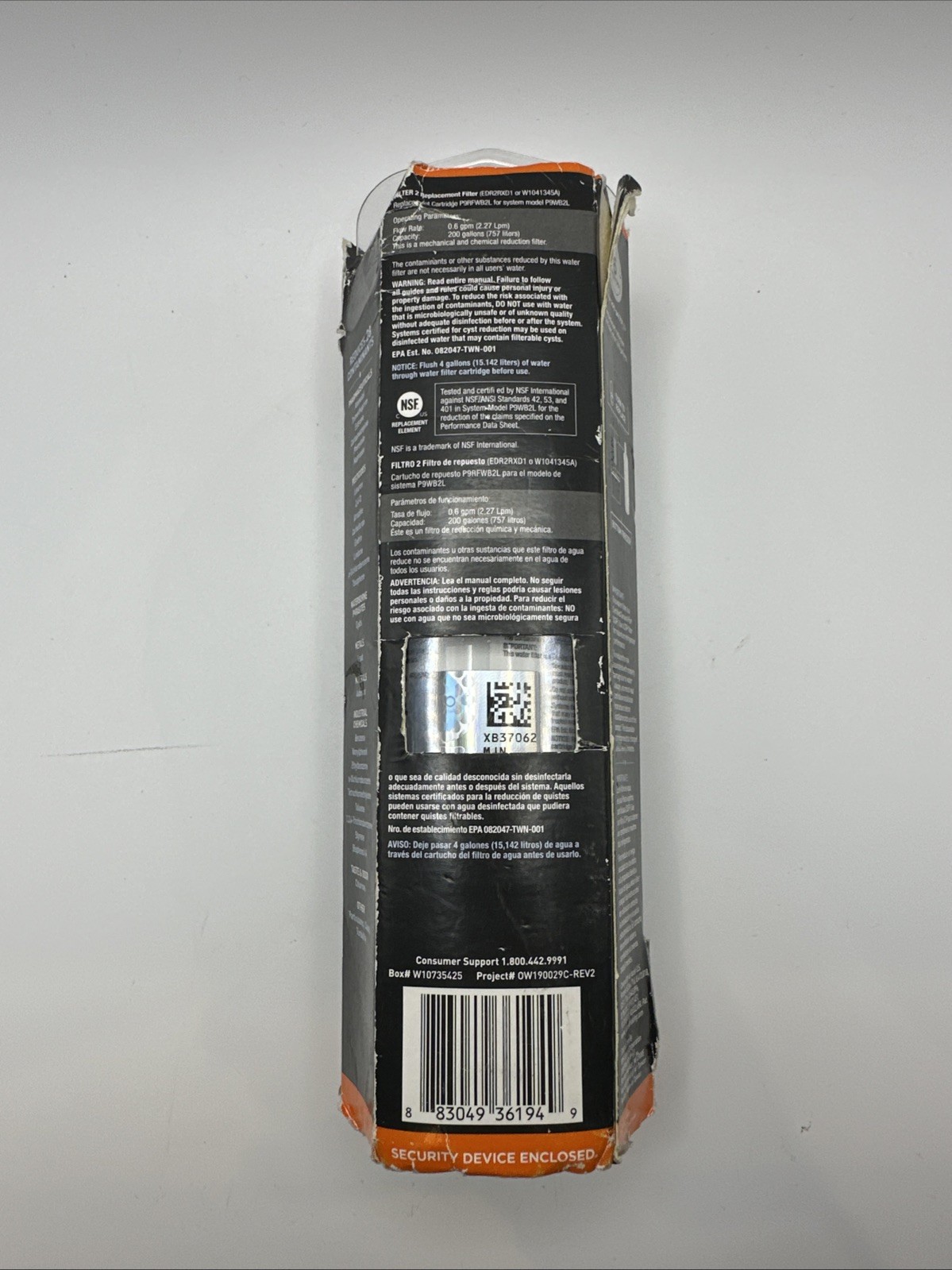 everydrop EDR2RXD1 Filter 2 Refrigerator Ice & Water Filter for Whirlpool - New gallery