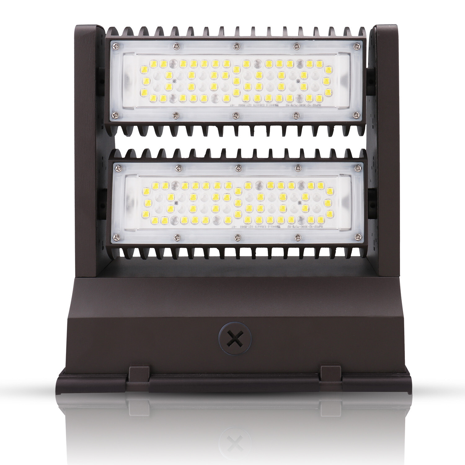 80W Rotatable LED Wall Pack light Adjustable IP65 Area Light Fixture 5000K gallery
