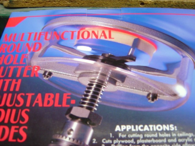 ADJUSTABLE HOLE SAW CIRCLE CUTTER UP TO 6 1/2" HOLES gallery