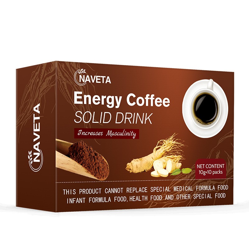 Men's Energy Coffee Instant Coffee Maca Ginseng Boost Focus Stamina 10 Sachets gallery
