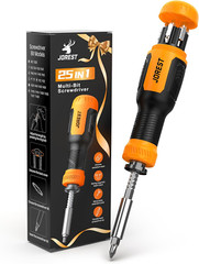 25 in 1 Multi Bit Screwdriver Set Multitool Screw Driver with Torx, Tool Gifts f