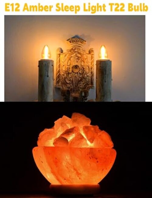 LED Night Light Bulbs E12 Salt lamp Bulb 2w 200lm, 15W-20W E12 2W Amber Warm gallery
