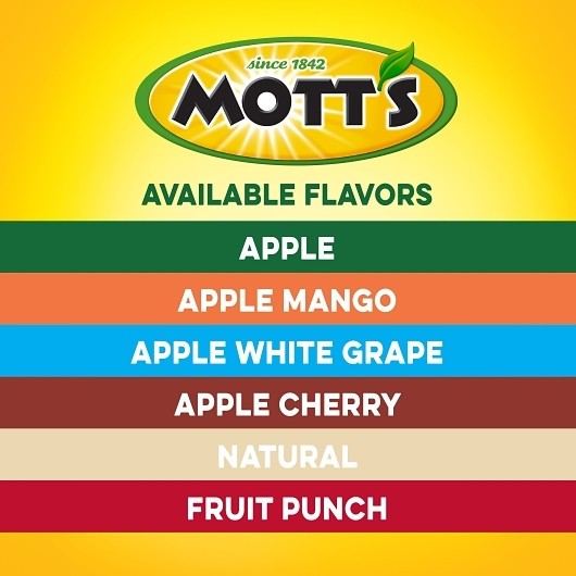 Mott s 100% Apple Juice, 8 Fluid Ounces, 24 Per Case gallery