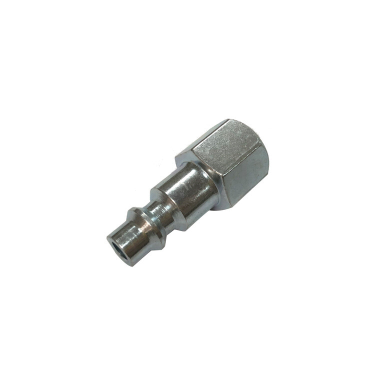 10Pack American Nickel Plated Quick Connector Male, Internal Thread Plug 1/4NPT gallery
