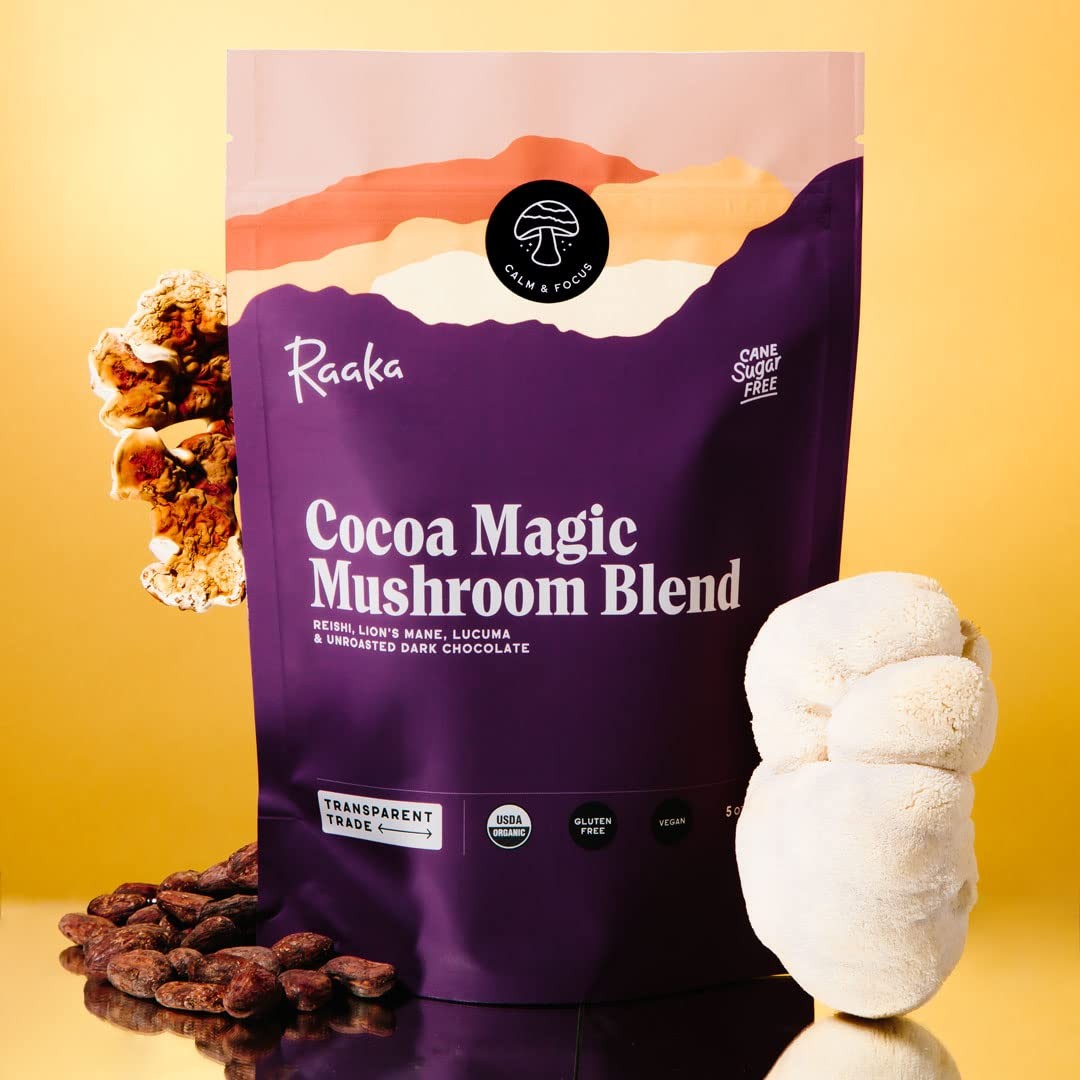 Cocoa Magic Mushroom Hot Chocolate Blend with Lion's Mane, Reishi and Lucuma - G gallery