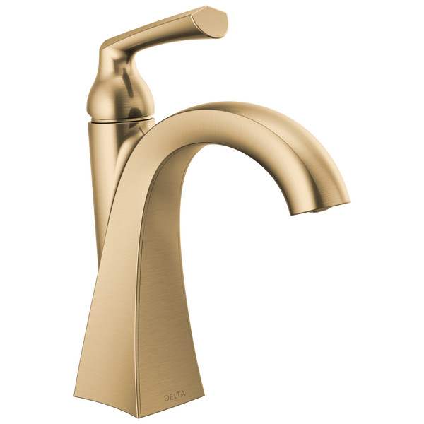 Delta Pierce 1 Handle Bathroom Faucet Champagne Bronze-Certified Refurbished gallery