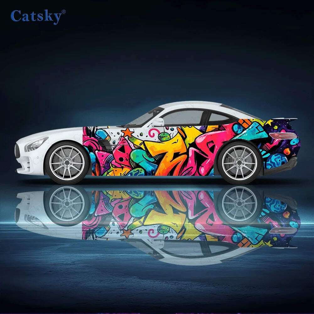 Colorful Graffiti Pattern Stickers - PVC (Polyvinyl Chloride) Decorative Decals gallery