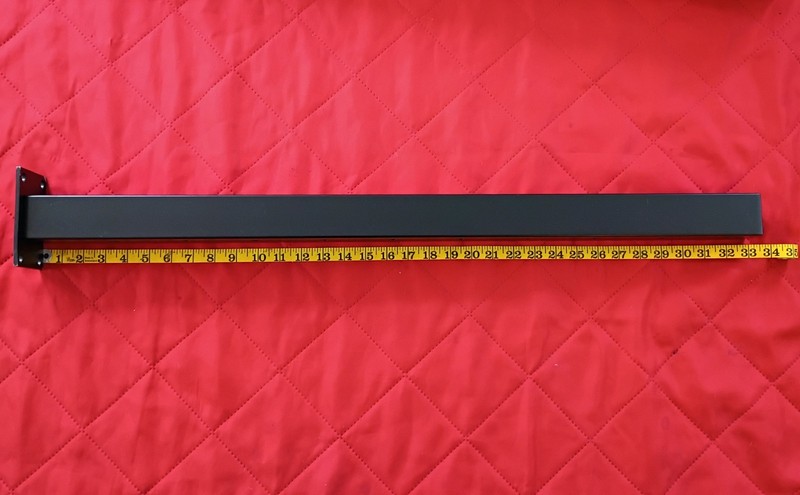 Muzata Cable Railing Post 304 Stainless Steel 33 Inches Black gallery