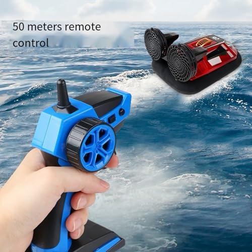 Remote Control Boat Hovercraft for 14Y+ Beginners RC Amphibious Watercraft gallery