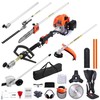 VEVOR 6-in-1 Gas Hedge Trimmer 2 Cycle 26cc Gas Powered Handheld Hedge Trimmer gallery