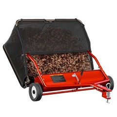 48″ Lawn Sweeper Tow Behind Pull Behind Grass Sweeper Heavy Duty Leaf Collector