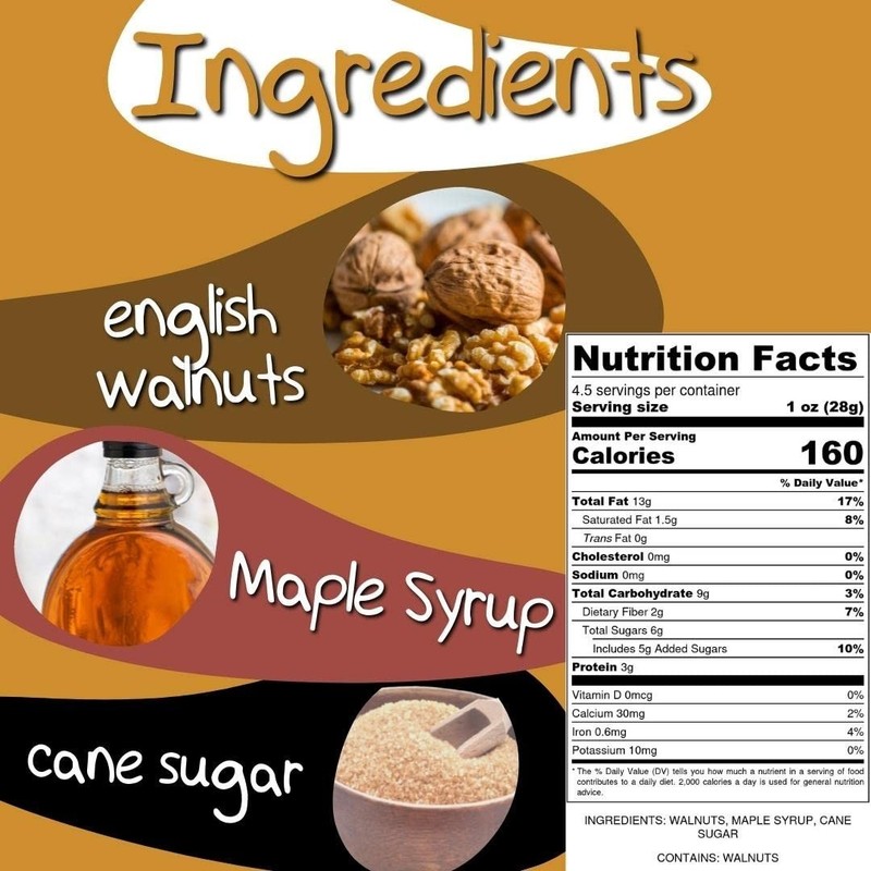 Crazy Go Nuts Maple Glazed Walnuts - Superfood Snack, 13.5 Oz 3-Pack gallery