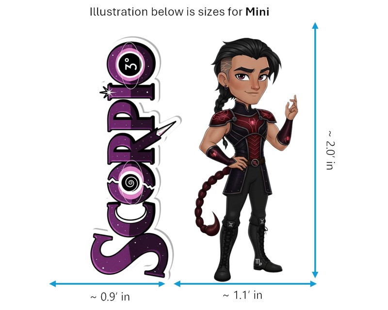 Scorpio Sticker and Magnet - the Phoenix Horoskins™ – Zodiac Water Sign | Waterp gallery