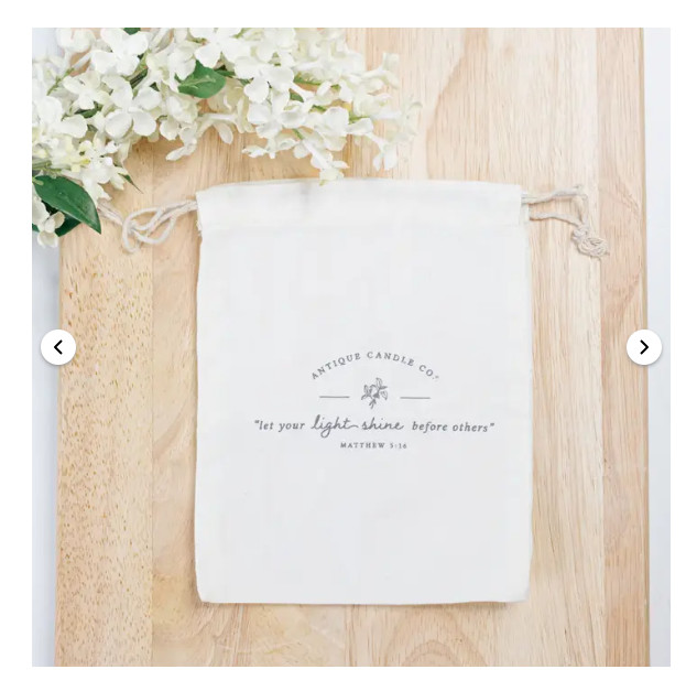 Candle Gift Bag - fits 2oz, 8oz & 16 oz jar candles - Free Shipping gallery