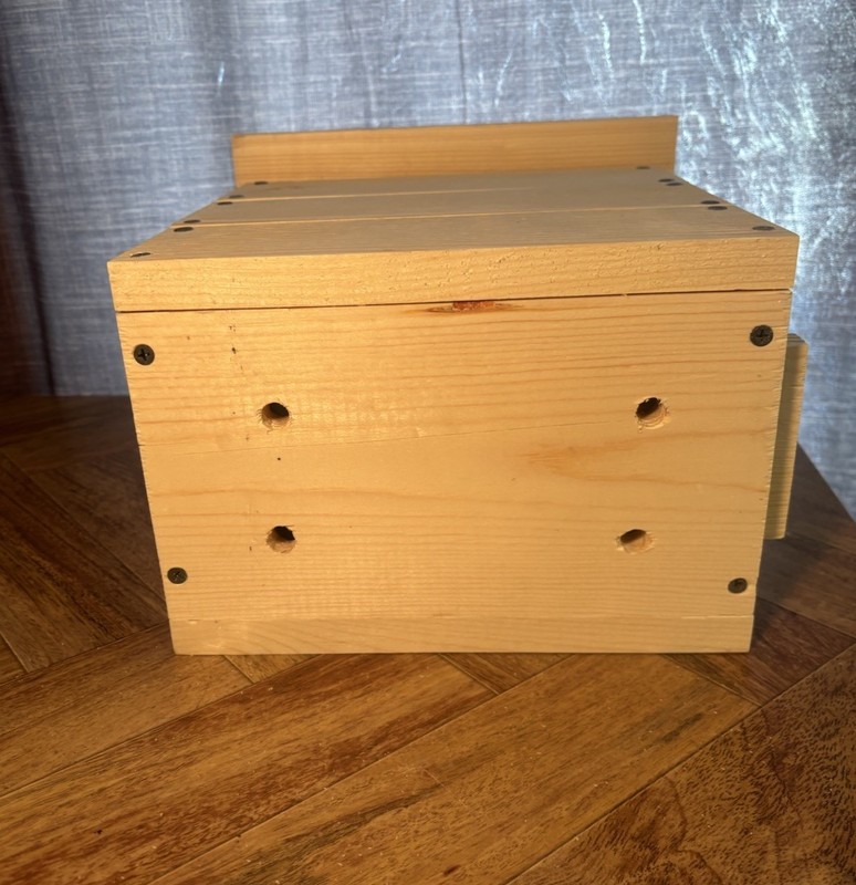 Large Backyard Squirrel House Nesting Box - Wooden Wildlife Box Fully Installed gallery