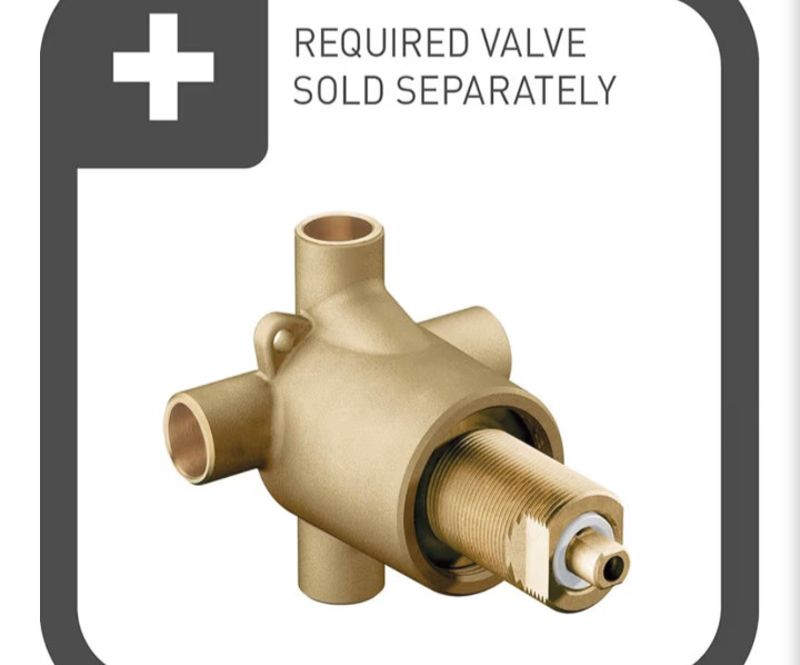 MOEN Align Single-Handle Posi-Temp Valve Trim Kit in Chrome Valve Not Included gallery
