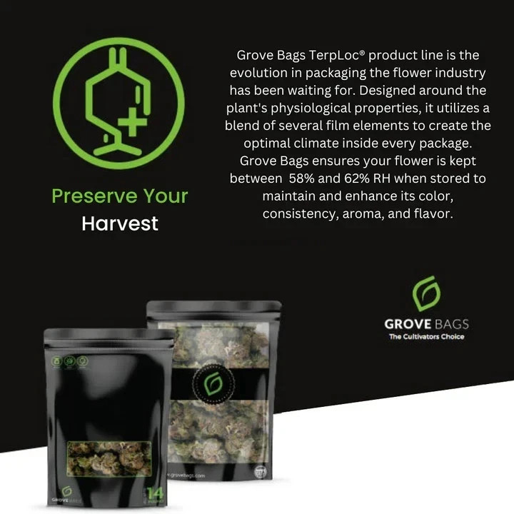 Grove Bags - TerpLoc Curing & Storage Bags - 1 Ounce (28 Grams) - 20 pack gallery