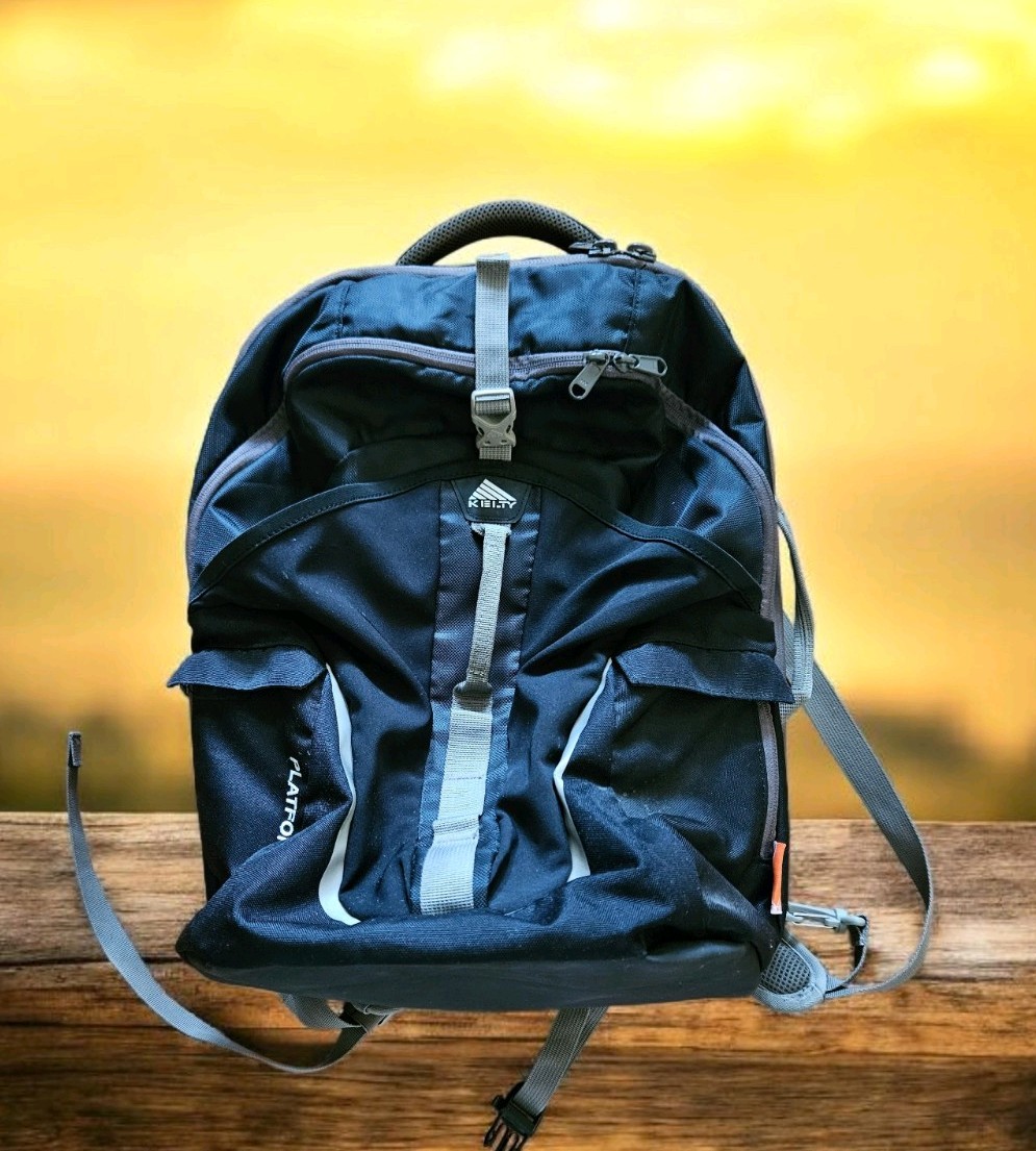 Kelty Large Laptop Black Backpack Bag