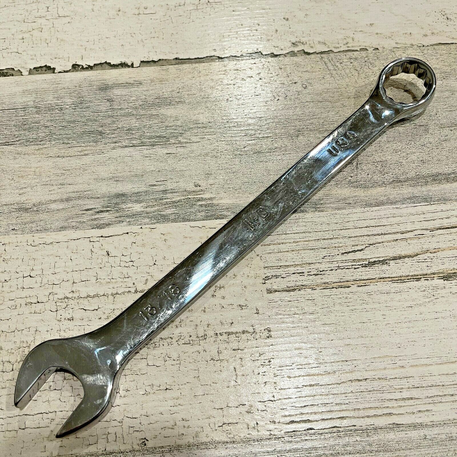 KD Tools Made in USA 13/16" 12 Point Hi-Polish Combination Wrench SAE 63326 gallery
