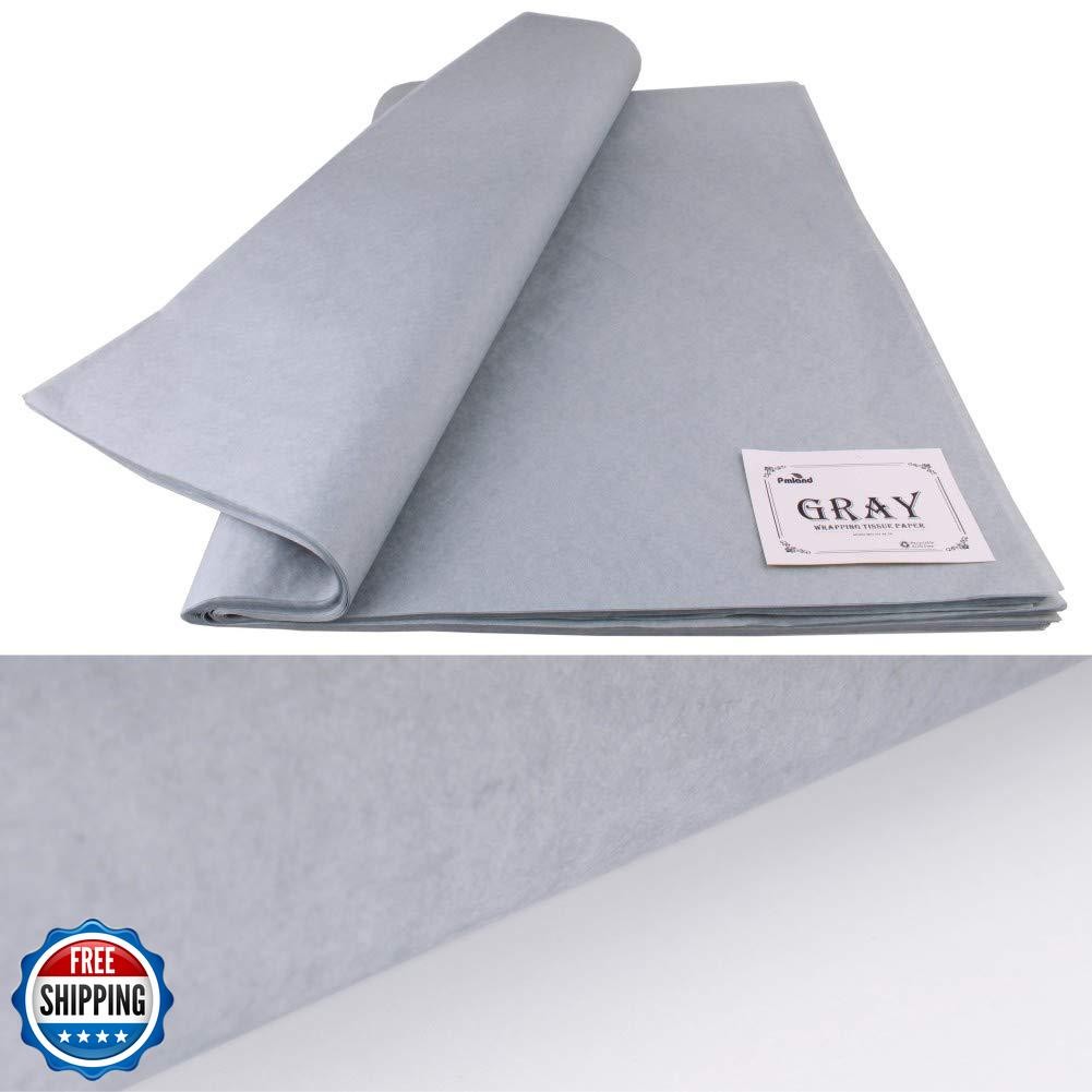 PMLAND Premium Quality Gray Tissue Paper - 100 Sheets (20 x 15 Inches) Bulk f gallery