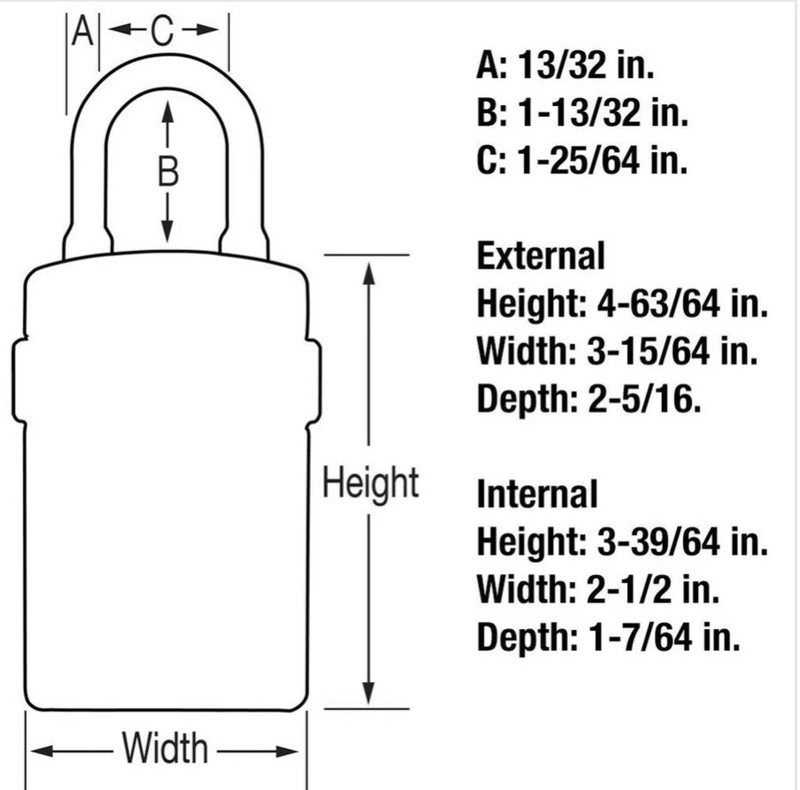 Masterlock Portable Bluetooth Lock Box for Keys, Metal, 3-1/4 in-7-13/64 5440EC gallery