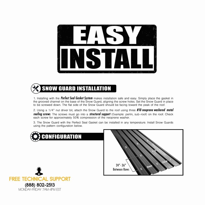 50 PACK COLOR MINI SNOW GUARD™ STOPS PATENTED PERFECT SEAL GASKET NO SILICONE gallery