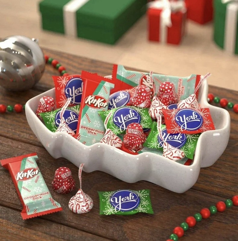 Hershey Mint Chocolate Candy Bulk 5 lb York KitKat Peppermint Wrapped gallery