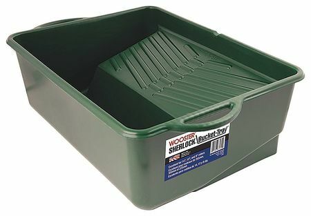 Zoro Select Br414 Polypropylene Paint Tray, 1 Gal, 14" L, 7" D, 18" W gallery