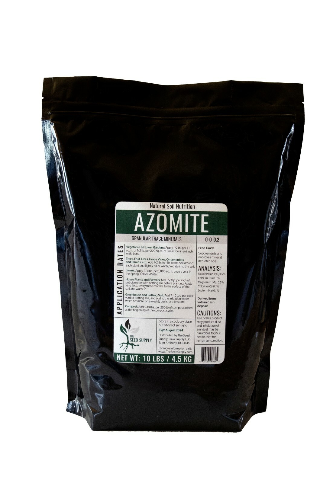 10 Pounds Granular AZOMITE Trace Minerals - OMRI Listed Organic Fertilizer gallery