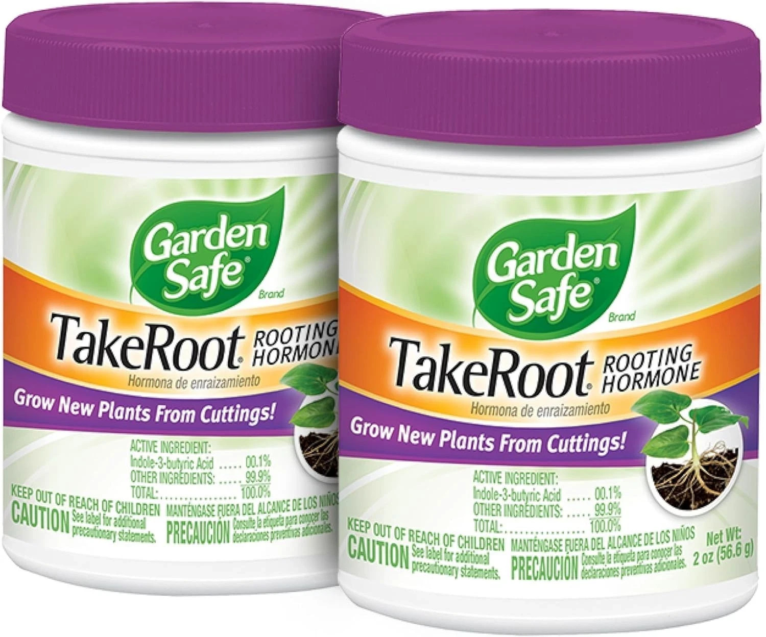 Garden Safe Brand TakeRoot Rooting Hormone, 2 Count, Powder Helps Grow New Plant gallery