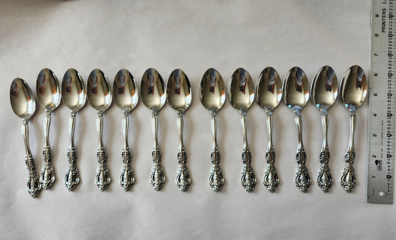 Oneida Michelangelo 18/10 Stainless Steel Flatware Glossy Floral - Your Choice gallery