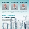EUHOMY Ice Maker Countertop 45Lbs/Day 24 Pcs 13 Mins Silver gallery