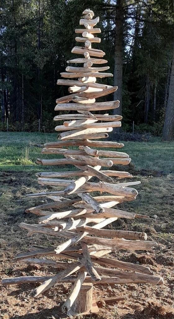 Rustic Hand Crafted Driftwood Christmas Tree 4ft, 5ft, 6ft, 7ft and 8ft lengths gallery