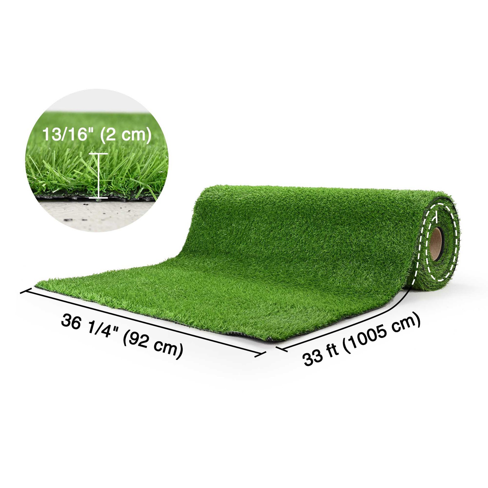 Yescom Artificial Grass Turf 0.8" Synthetic Lawn Indoor Outdoor Home Décor gallery