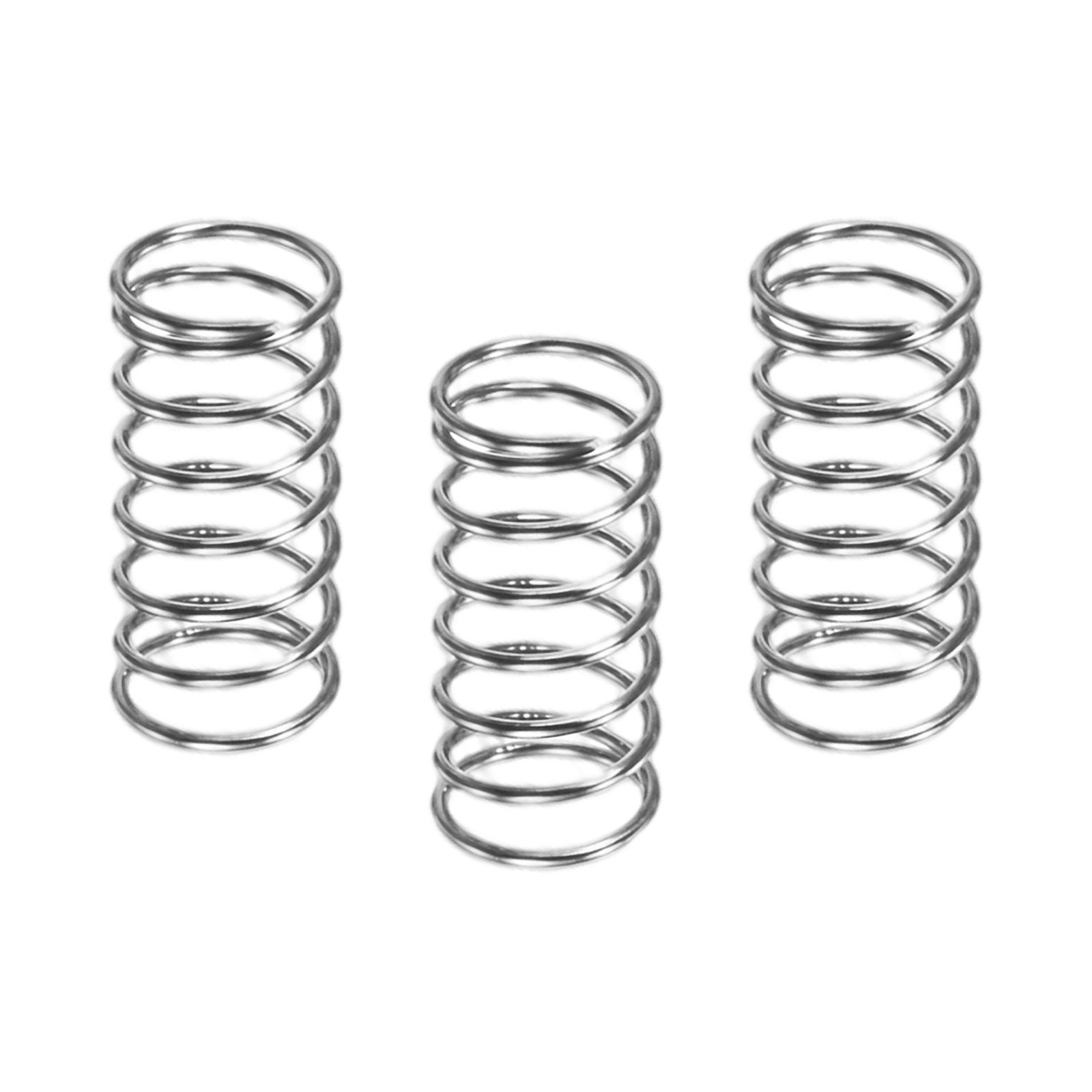 3-Pack 304 Stainless Steel Compression Springs, 10mm l x 5mm OD x Φ0.4mm Wire gallery