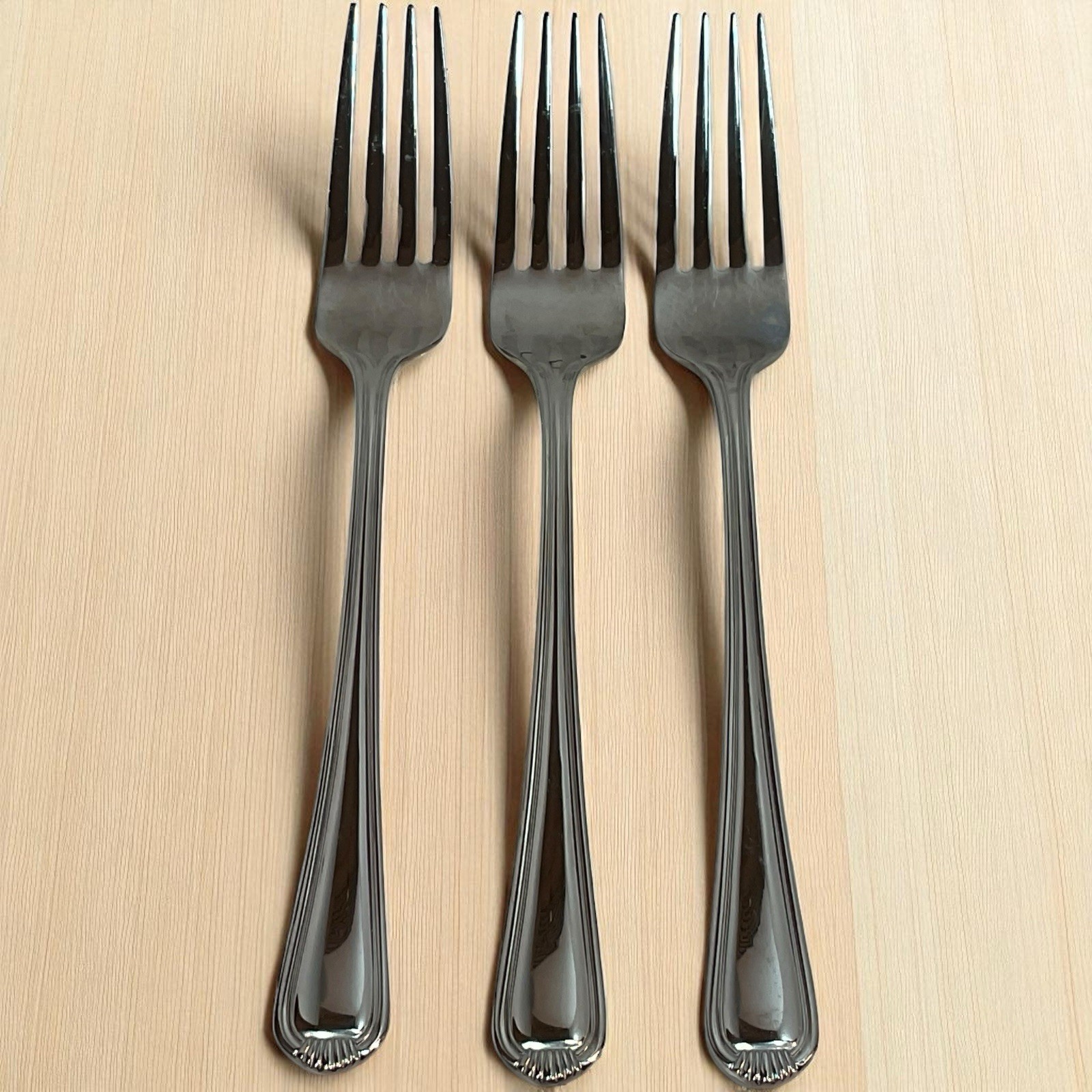 JA Henckels ALCEA DINNER FORKS 8" Silver Stainless Set Of 3 *Excellent* gallery