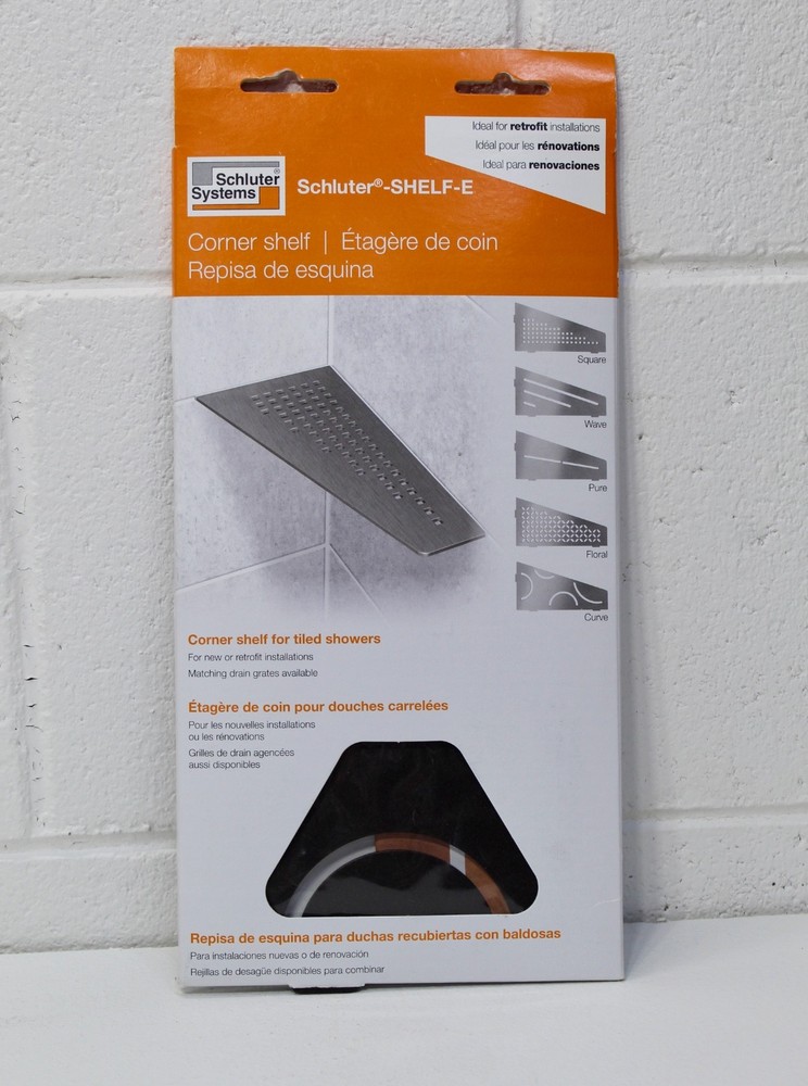 Schluter Systems Shelf-E Quadrilateral Corner Curve Bronze SES3 D6 TSOB