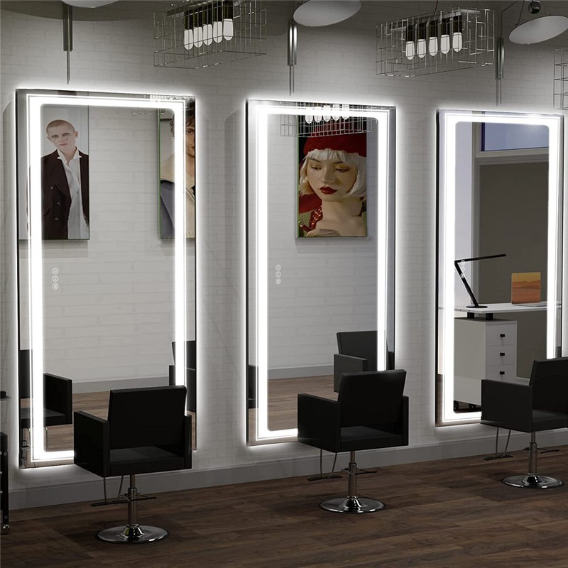 63in Oversize Ultra Bright Lighted Bathroom Vanity Mirror Defog Energy Saving gallery