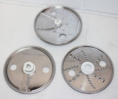 KitchenAid Mixer Food Processor Replacement Disc Lot of 3 Slicing/Shred/Julienne