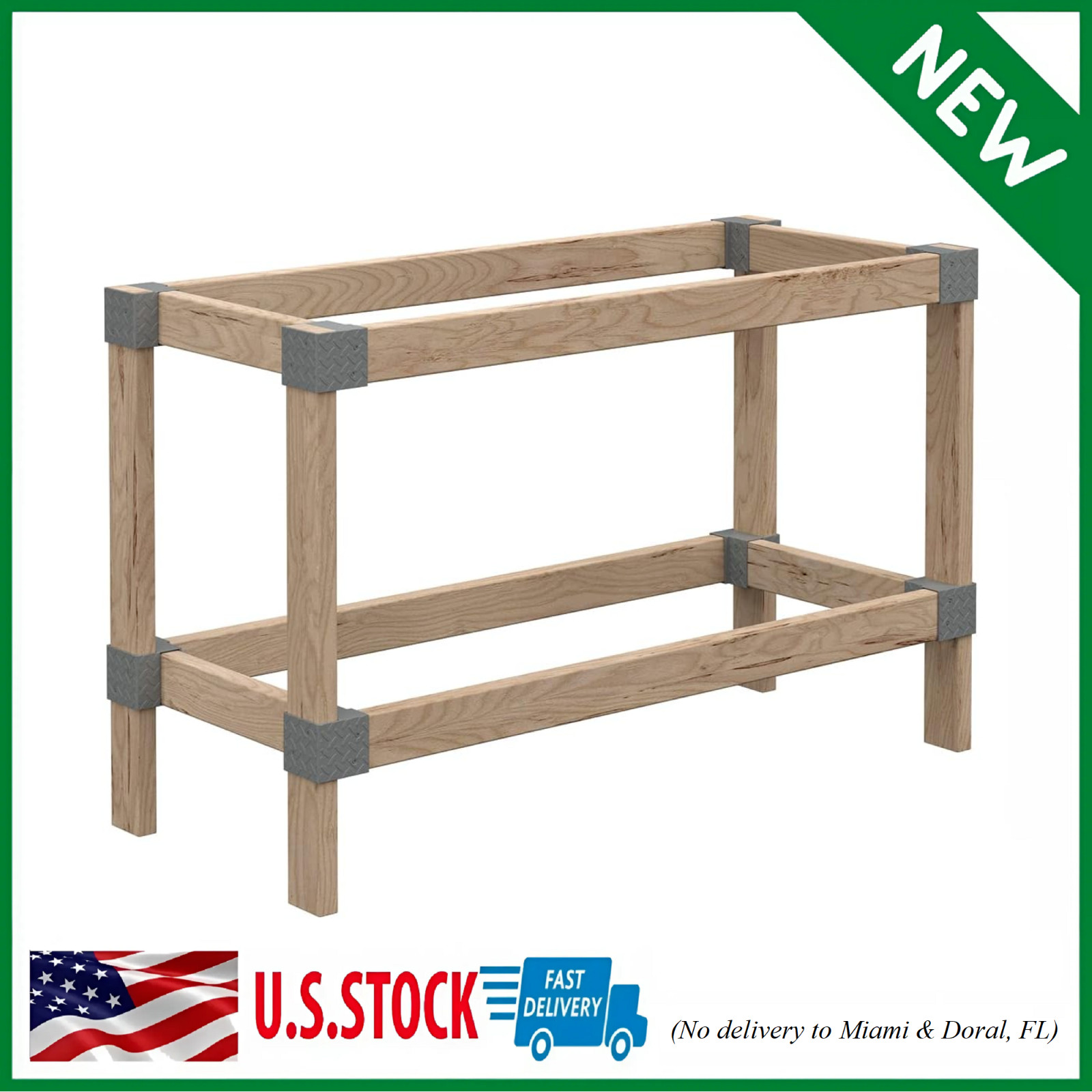 Heavyweight 2 X 4 Do-It-Yourself Workbench Kit,Gray gallery