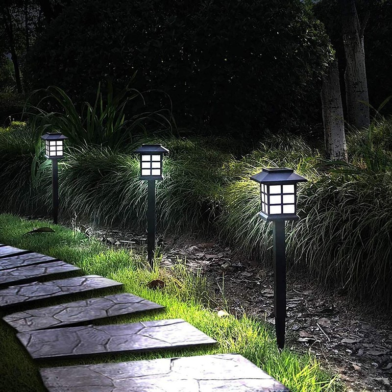 Solar Pathway Lights Outdoor LED Solar Powered Garden Lights 12 Pack Waterproof gallery