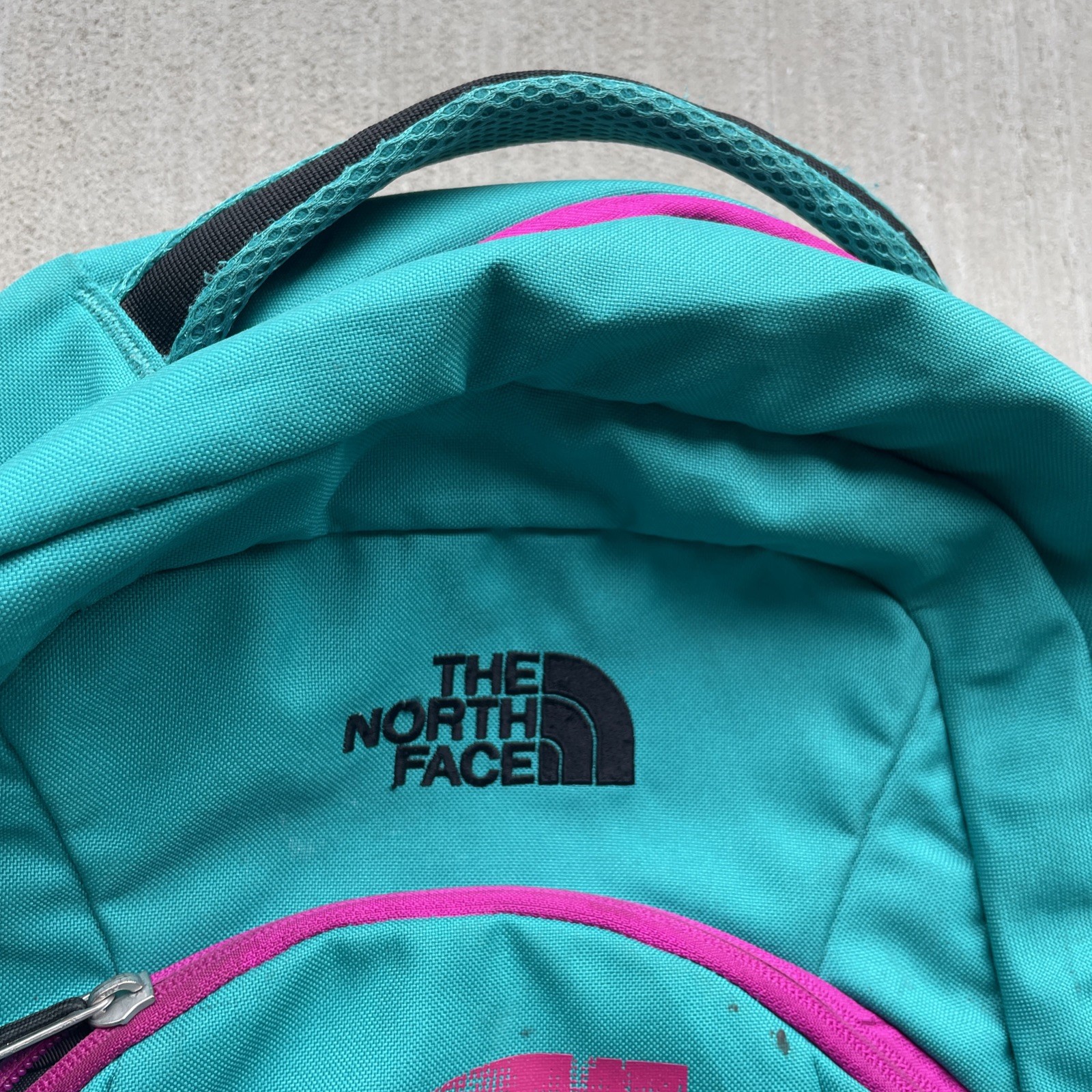 The North Face Haystack Backpack Turquoise Green Purple Black 3