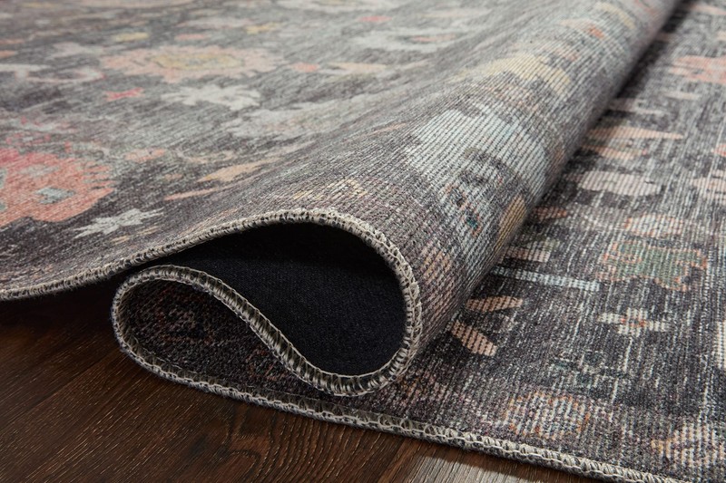 Loloi II Elysium Collection ELY-03 Charcoal/Multi 7'-6" x 9'-6" Area Rug gallery