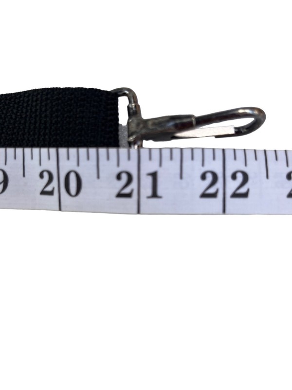 Adjustable Black Nylon Strap With Metal Clasp Hooks A73 gallery