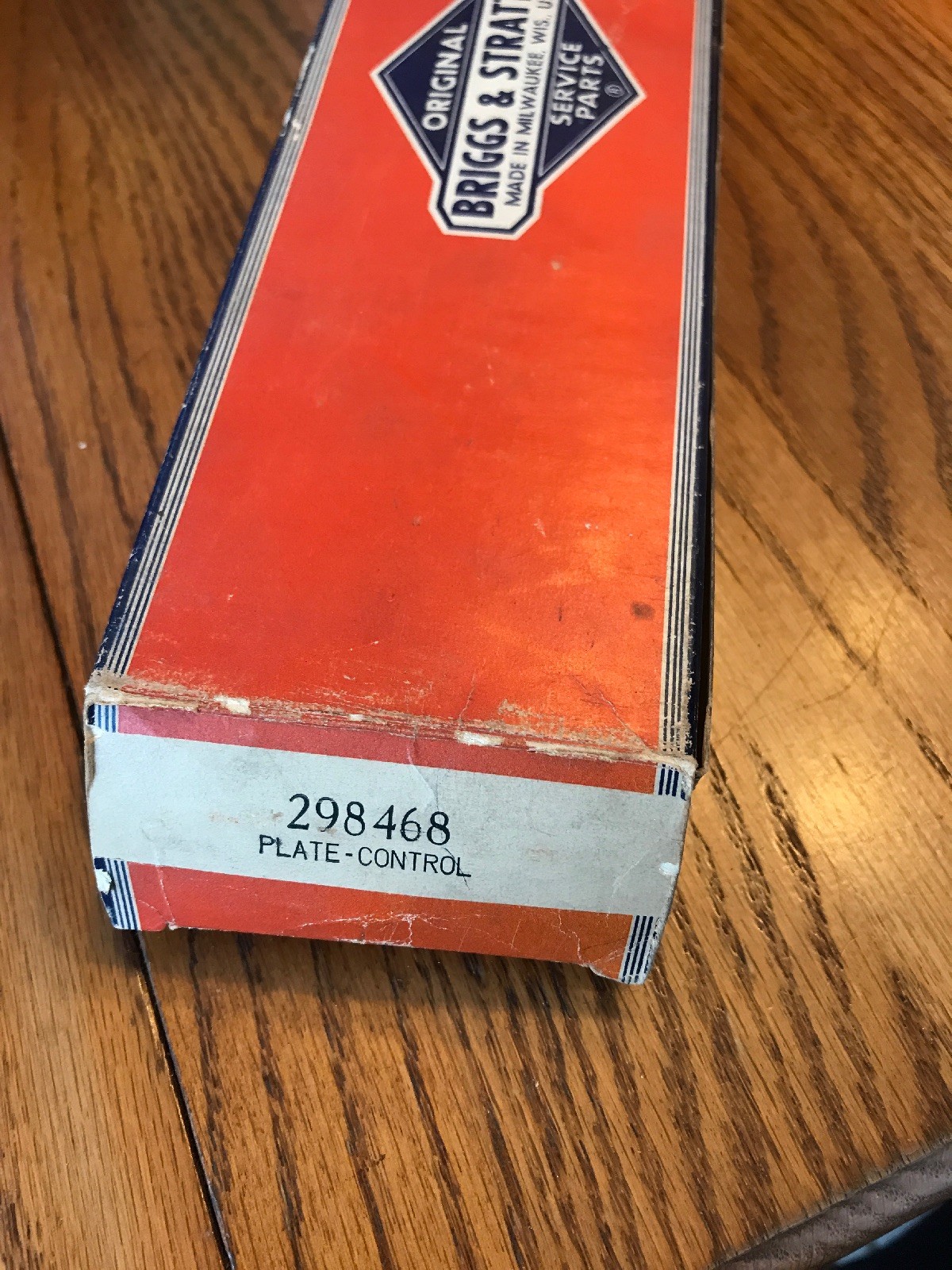Briggs & Stratton genuine original box Plate Control 298468 Ships N 24h gallery