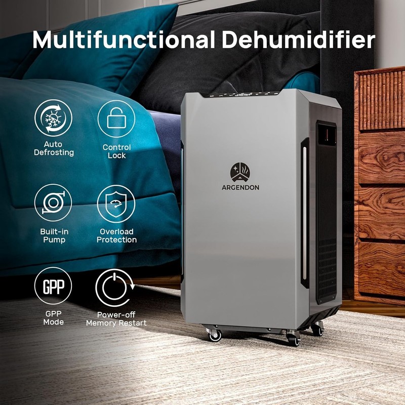 ARGENDON Sandidry Pro 35C 70Pt Commercial/Home Dehumidifier Dehu/w Pump Warranty gallery