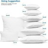 Nestl Throw Pillow Inserts, 2 Count, 26"Lx26"W, White gallery