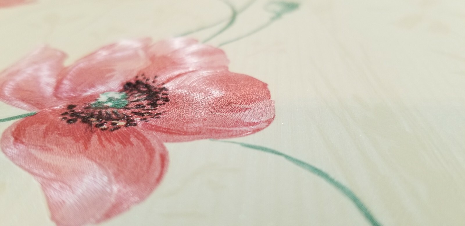 Imperial Solid Vinyl Floral Beige Textured Wallpaper gallery