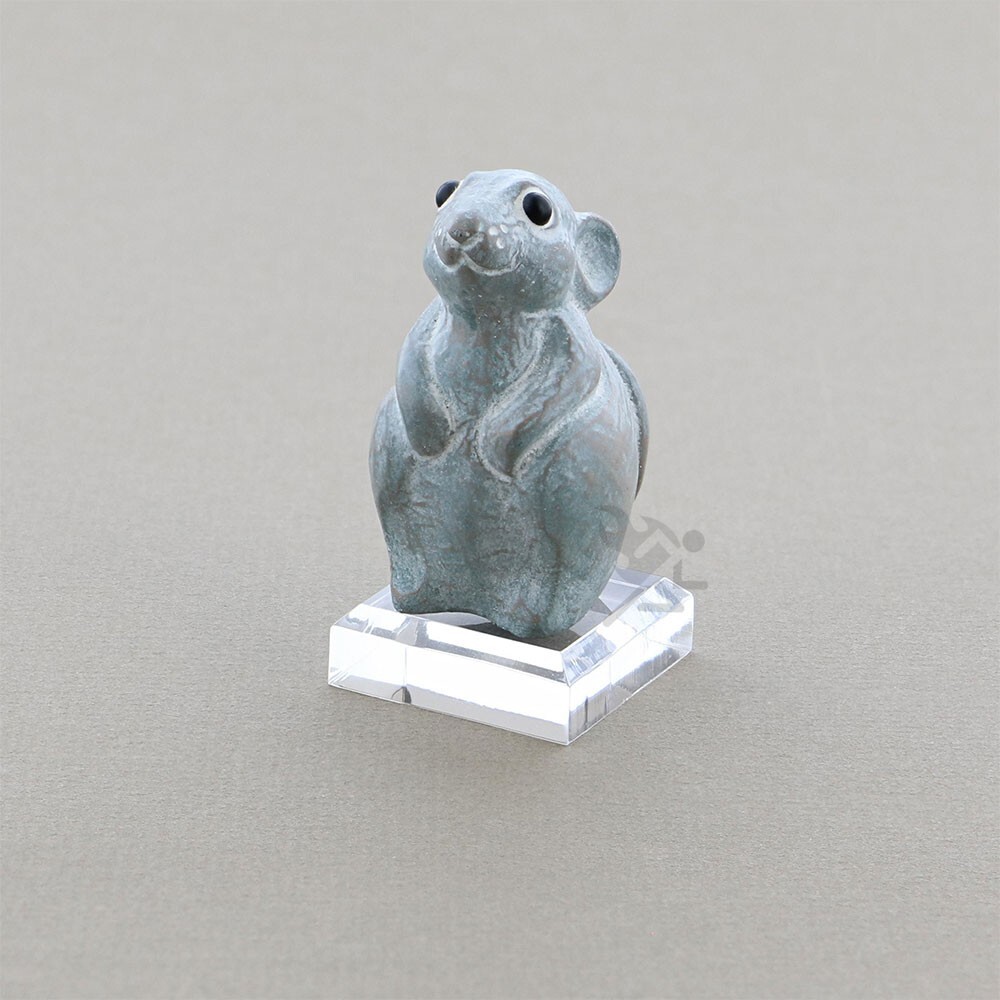 Acrylic Display Stand Block Base with Beveled Edge, 3 Pack (1/2" H x 1-1/2" W) gallery
